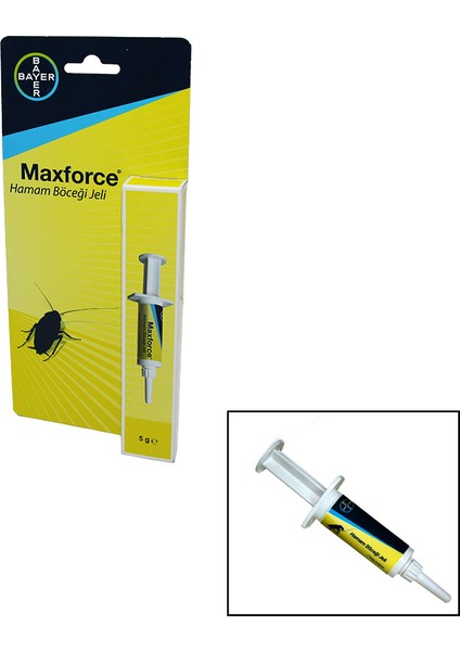 Bayer Maxforce Hamam Böceği Jeli - Şırınga 5gr. (4738)