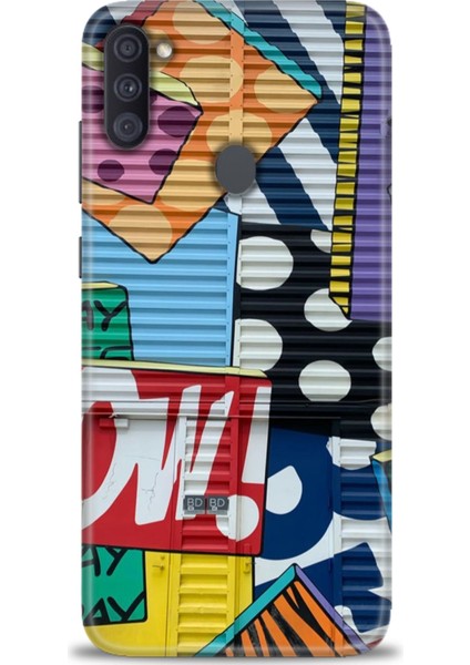 Samsung Galaxy M11 Kılıf Hd Baskılı - Grafiti + 9h Nano Ekran Koruyucu