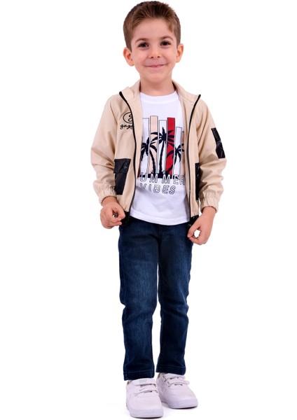 Erkek Çocuk Ceket (Mont) Pantolon ve T-Shirt Takımı fiyatları