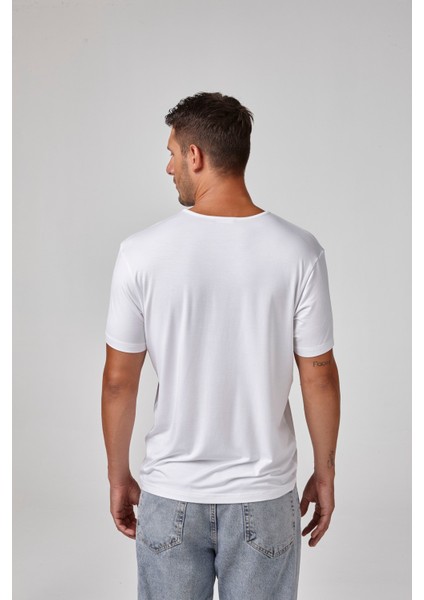 Erkek Kısa Kollu V Yaka T-Shirt fiyatları