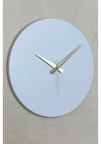 Round Model Bohem Dekoratif Metal Sıvama Akar SESSİZ Mekanizmalı Duvar Saati (40*40 Cm) modelleri