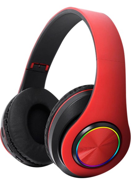 B39 Kablosuz Rgb LED Bluetooth Kulaklık 8d Ses Kalitesi Katlanabilir Fm-Aux-Sd