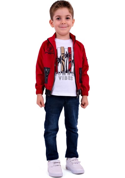 Erkek Çocuk Ceket (Mont) Pantolon ve T-Shirt Takımı fiyatları