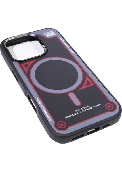 iPhone 16 Cool Series Matte Pure Pc Magsafe Kapak - Siyah