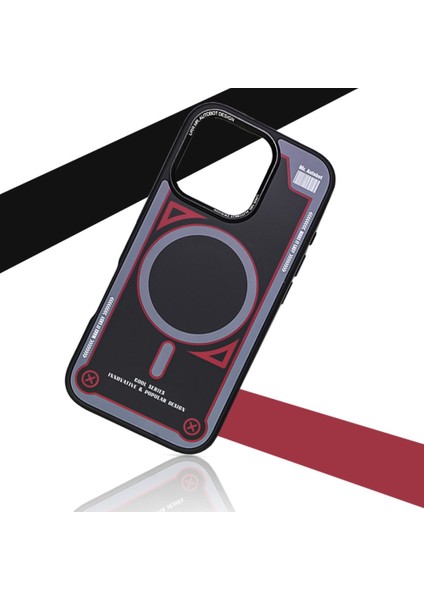 iPhone 16 Cool Series Matte Pure Pc Magsafe Kapak - Siyah