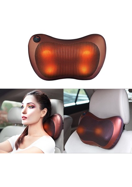 Car Home Ovmalı Masaj Yastığı - Araç Boyun Masaj Aleti