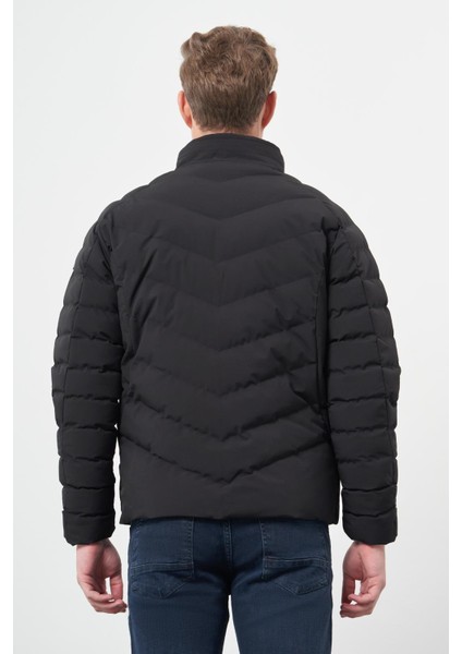Siyah Dolumlu Hakim Yaka Slim Fit Dar Kesim Klasik Mont 1007245153 indirimleri