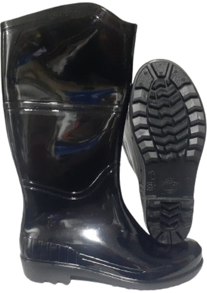 Kadın Siyah Uzun Bahçe Yağmur Çizmesi EMK2036-97 indirimleri