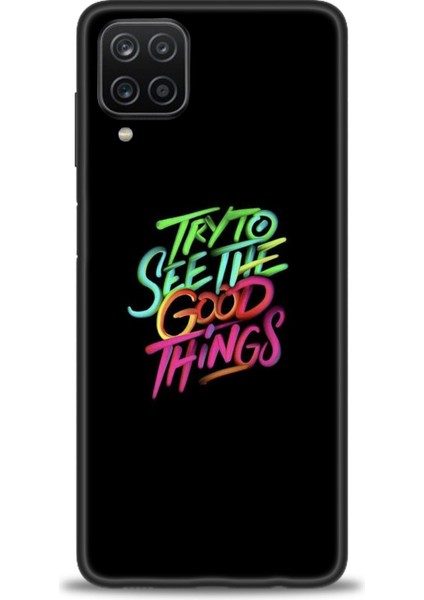 Samsung Galaxy M12 Kılıf Hd Baskılı - Good Things + 9h Nano Ekran Koruyucu