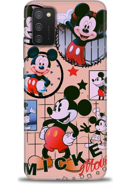 Samsung Galaxy A03S Kılıf Hd Baskılı - Mickey Mouse + 9h Nano Ekran Koruyucu