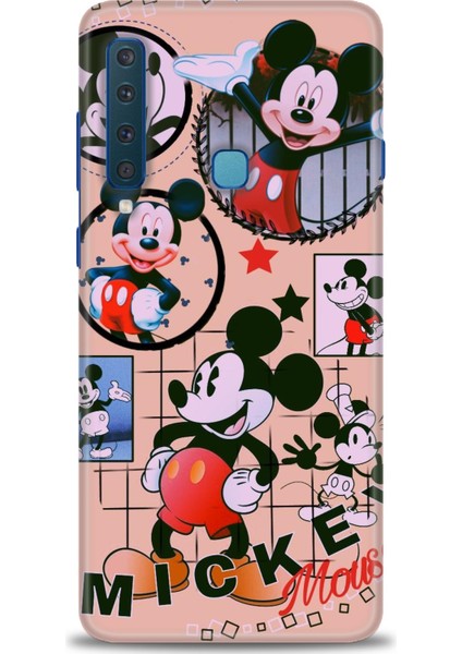 Samsung Galaxy A9 2018 Kılıf Hd Baskılı - Mickey Mouse + 9h Nano Ekran Koruyucu