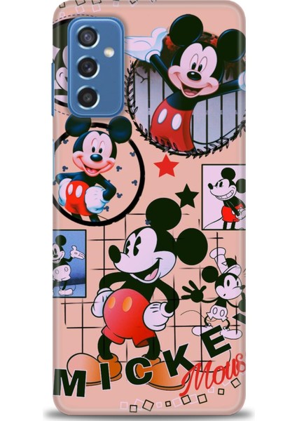 Samsung Galaxy M52 5g Kılıf Hd Baskılı - Mickey Mouse + 9h Nano Ekran Koruyucu