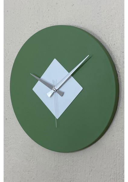 Roundka Model Bohem Dekoratif Metal Sıvama Akar SESSİZ Mekanizmalı Duvar Saati (40*40 Cm)
