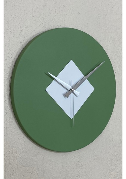 Roundka Model Bohem Dekoratif Metal Sıvama Akar SESSİZ Mekanizmalı Duvar Saati (40*40 Cm)