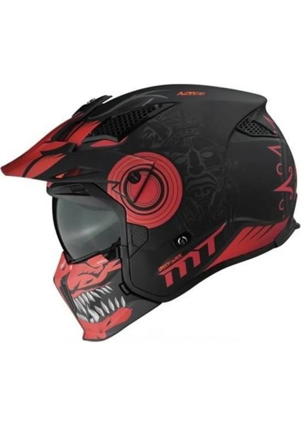 Mt Streetfıghter Sv S Aztec B5 Mat Kask X-LARGE