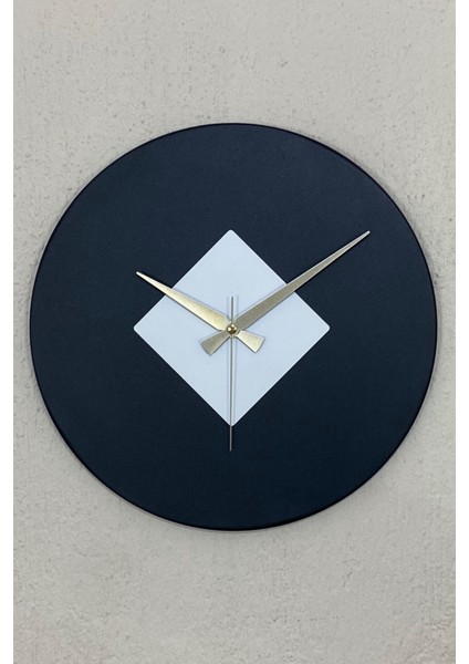Roundka Model Bohem Dekoratif Metal Sıvama Akar SESSİZ Mekanizmalı Duvar Saati (40*40 Cm)
