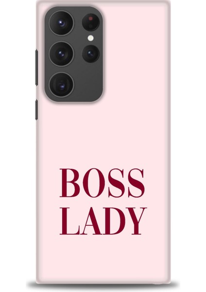 Samsung Galaxy S23 Ultra Kılıf Hd Baskılı - Boss Lady + 9h Nano Ekran Koruyucu