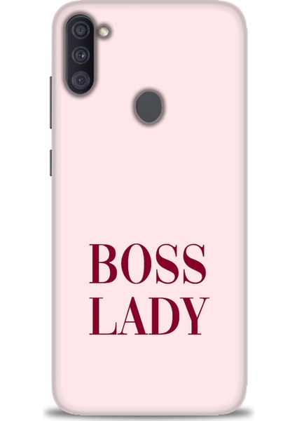 Samsung Galaxy M11 Kılıf Hd Baskılı - Boss Lady + 9h Nano Ekran Koruyucu