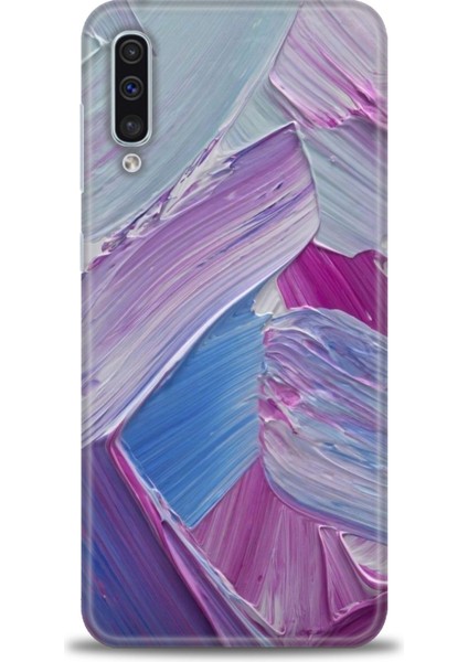 Samsung Galaxy A50S Kılıf Hd Baskılı - Purple + 9h Nano Ekran Koruyucu