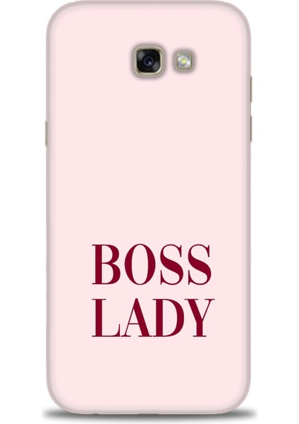 Samsung Galaxy A7 2017 / A720 Kılıf Hd Baskılı - Boss Lady + 9h Nano Ekran Koruyucu