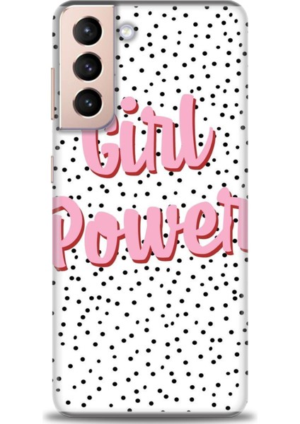 Samsung Galaxy S21 Fe Kılıf Hd Baskılı - Girl Power + 9h Nano Ekran Koruyucu