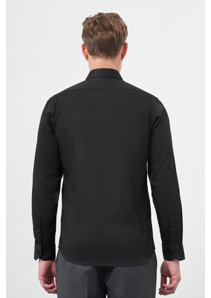 Beyaz Uzun Kol Düz Bez Ayağı 032 Sert Yaka Classic Slim Fit Gömlek 1004245324 indirimleri