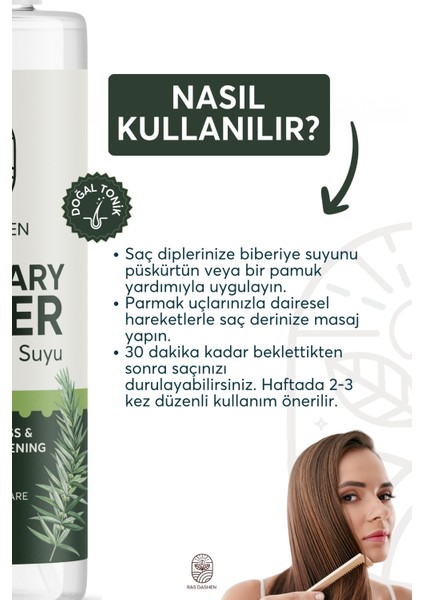 Biberiye Suyu Saç Uzamasını Destekleyici, Saç Toniği 150 ml fırsatları