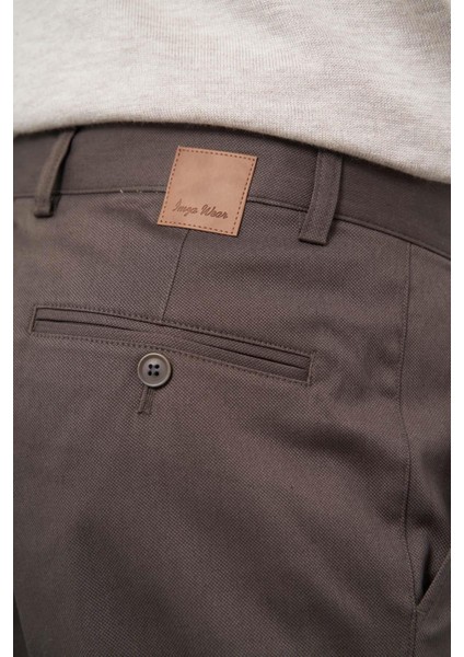 Koyu Lacivert Düz Armürlü Pamuklu Yan Cep Comfort Fit Casual Pantolon 1003245164 fırsatları