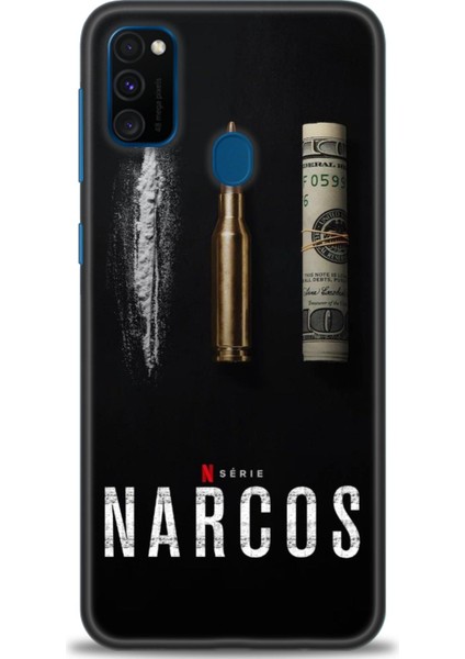 Samsung Galaxy M30S Kılıf Hd Baskılı - Narcos + 9h Nano Ekran Koruyucu