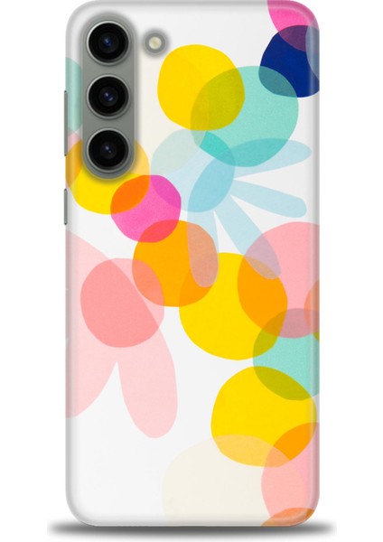 Samsung Galaxy S23 Plus Kılıf Hd Baskılı - Color Flowers + 9h Nano Ekran Koruyucu