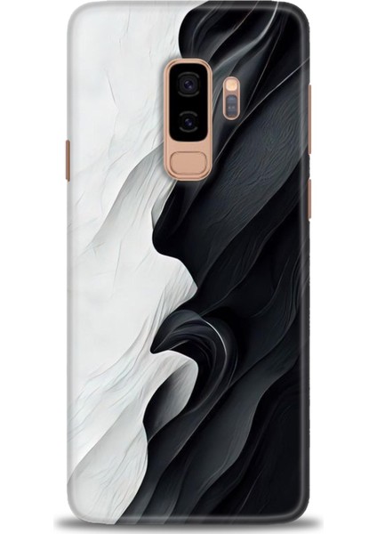 Samsung Galaxy S9 Plus Kılıf Hd Baskılı - Black And White + 9h Nano Ekran Koruyucu