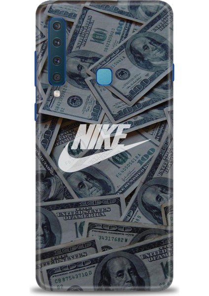 Samsung Galaxy A9 2018 Kılıf Hd Baskılı - Nike Dolar + 9h Nano Ekran Koruyucu