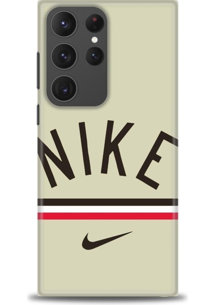 Samsung Galaxy S23 Ultra Kılıf Hd Baskılı - Nike + 9h Nano Ekran Koruyucu