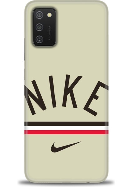 Samsung Galaxy A03S Kılıf Hd Baskılı - Nike + 9h Nano Ekran Koruyucu