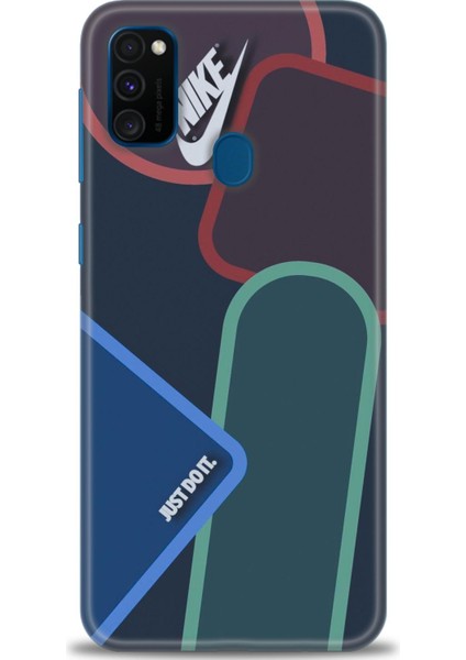 Samsung Galaxy M30S Kılıf Hd Baskılı - Just Do It + 9h Nano Ekran Koruyucu