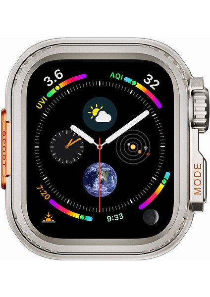 Watch 44MM To Watch Ultra 49MM Kasa Dönüştürücü ve Ekran Koruyucu Gard 33