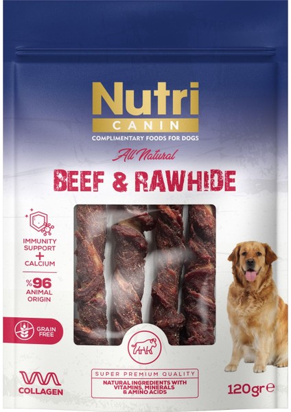 Sığır Eti Sarılı Kemik 120 gr
