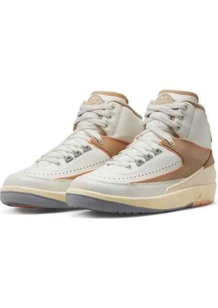 Air Jordan 2 Retro Gerçek Deri Bilekli Kadın Spor Ayakkabı ( Dar Kalıp ) indirimleri
