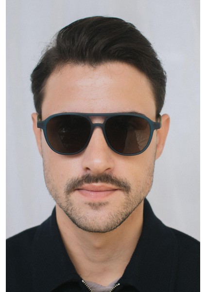 Richard Matt Navy Brown Erkek Güneş Gözlüğü