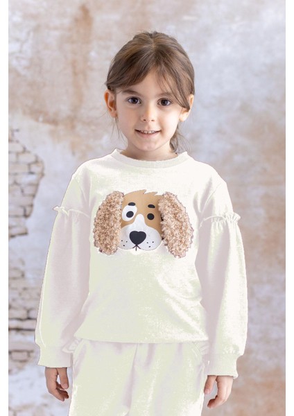 Kız Bebek Kulak Detaylı Sweatshirt - Skasar