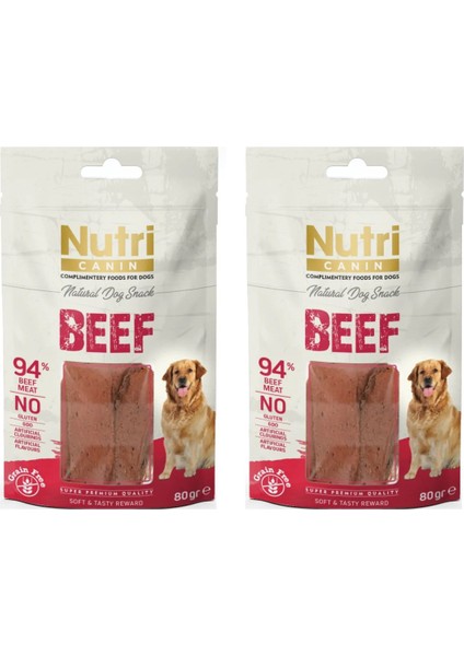Sığır Fileto Tahılsız Köpek Ödülü 80 Gr. x 2 Adet