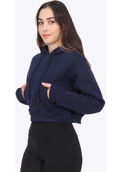 2525 Kapşonlu 3 Iplik Kısa Sweat fiyatları