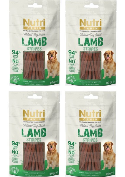 Kuzu Etli Fileto Tahılsız Köpek Ödülü 80 Gr. x 4 Adet