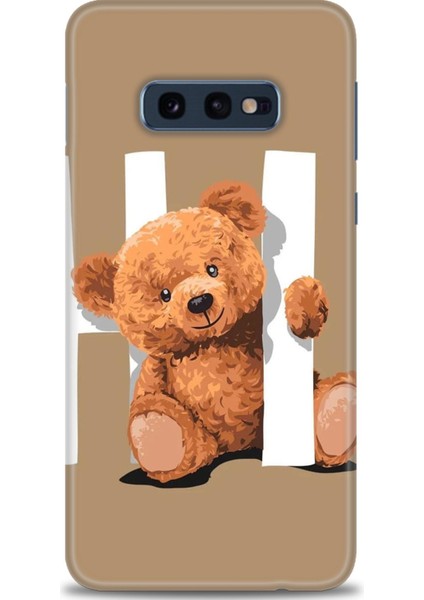 Samsung Galaxy S10E Kılıf Hd Baskılı - Teddy Hı + 9h Nano Ekran Koruyucu