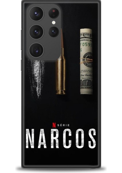 Samsung Galaxy S23 Ultra Kılıf Hd Baskılı - Narcos + 9h Nano Ekran Koruyucu