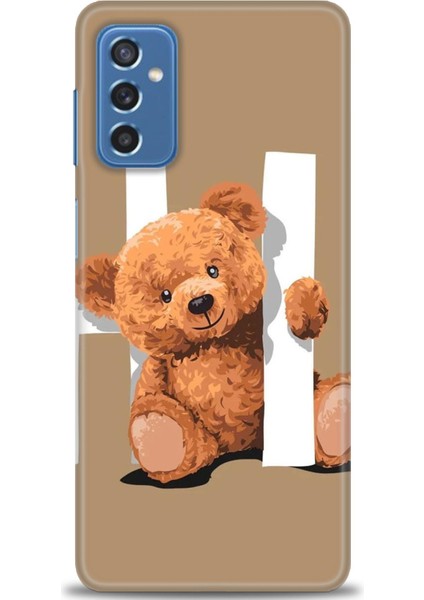 Samsung Galaxy M52 5g Kılıf Hd Baskılı - Teddy Hı + 9h Nano Ekran Koruyucu