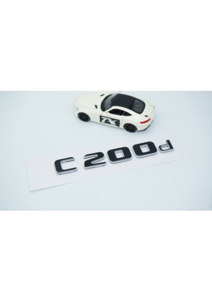 C 200D Bagaj Gri Siyah Abs Yazı Logo Benz Ile Uyumlu modelleri