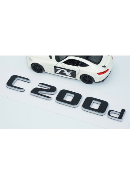 C 200D Bagaj Gri Siyah Abs Yazı Logo Benz Ile Uyumlu fırsatları