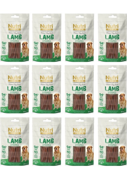 Kuzu Etli Fileto Tahılsız Köpek Ödülü 80 Gr. x 12 Adet