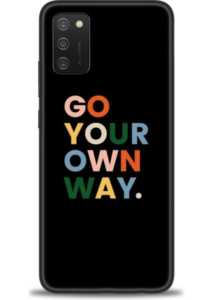 Samsung Galaxy A03S Kılıf Hd Baskılı - Go Your + 9h Nano Ekran Koruyucu